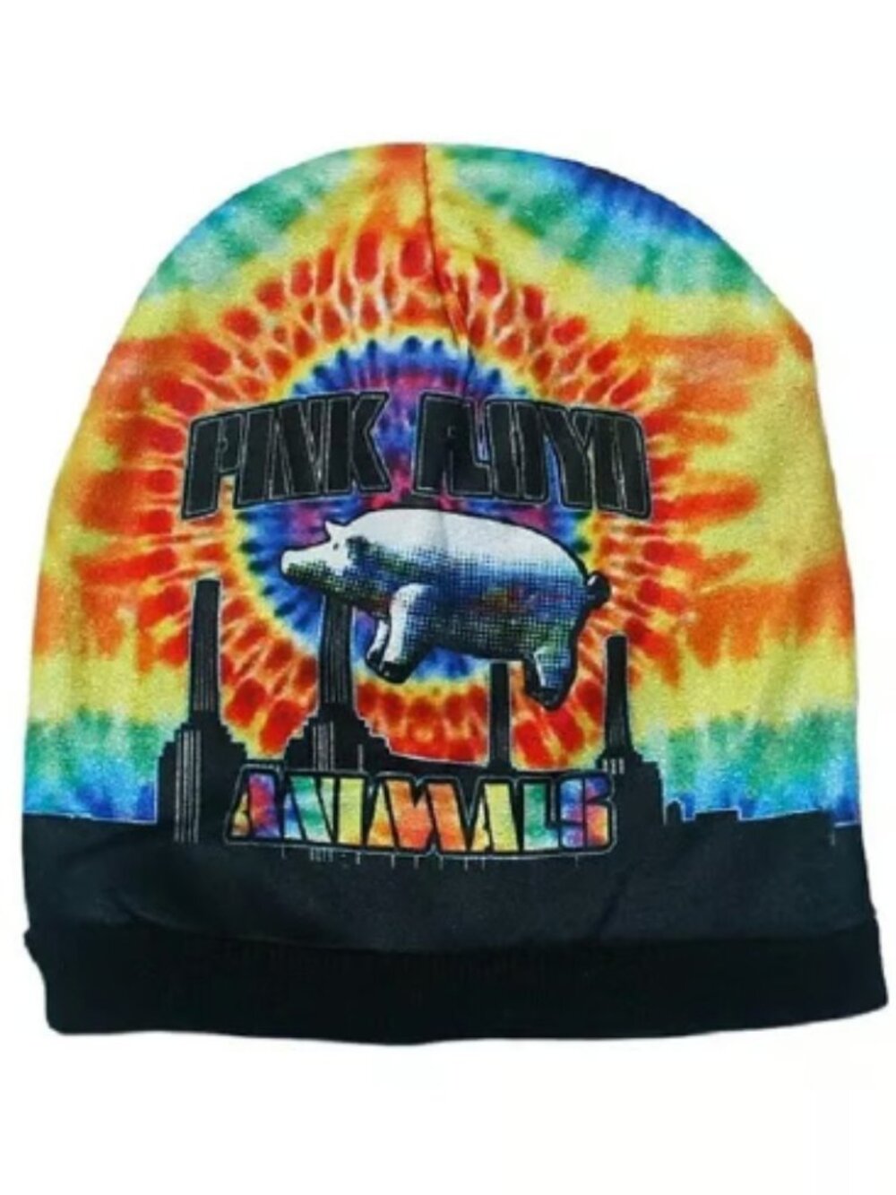 Pink Floyd Animals Knit Hat / Beanie ~ Tie-Dye ~ One Size Fits All ~ Brand New!